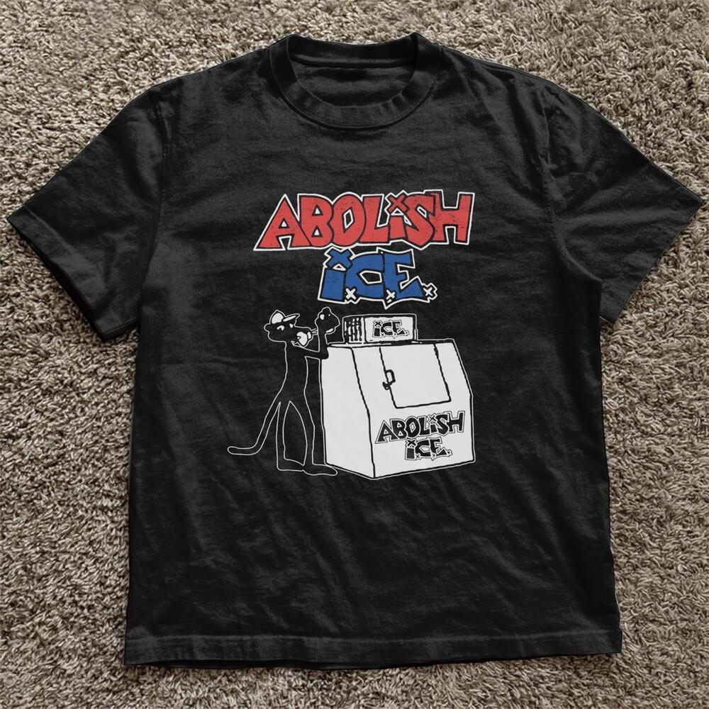 Black Abolish Ice Panther Tee 1
